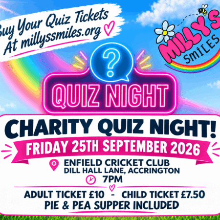 Milly's Smiles Quiz Night Friday 25th September 2026